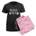 thumbnail image 5 of CafePress - Beagle Mom Women's Dark Pajamas - Women's Short Sleeve Print T-Shirt and Pants Dark Cotton Pajama Set, 5 of 7