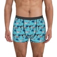 thumbnail image 3 of JUNZAN Party Shark Cute Mens Underwear Boxer Briefs for Men’s - Large, 3 of 7