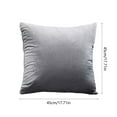 thumbnail image 3 of Decorative Throw Pillows, Linen Sofa Cushion,Sofa Bed Pillows for Living Room, Bedroom, Office Decor,18x18 Inch(Gray), 3 of 6