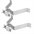 thumbnail image 1 of Par de Soportes de Pared Resistentes para Mástil de Antena de TV con (2) Soportes. Soporte de Montaje de Mástil de Antena Ajustable., 1 of 5