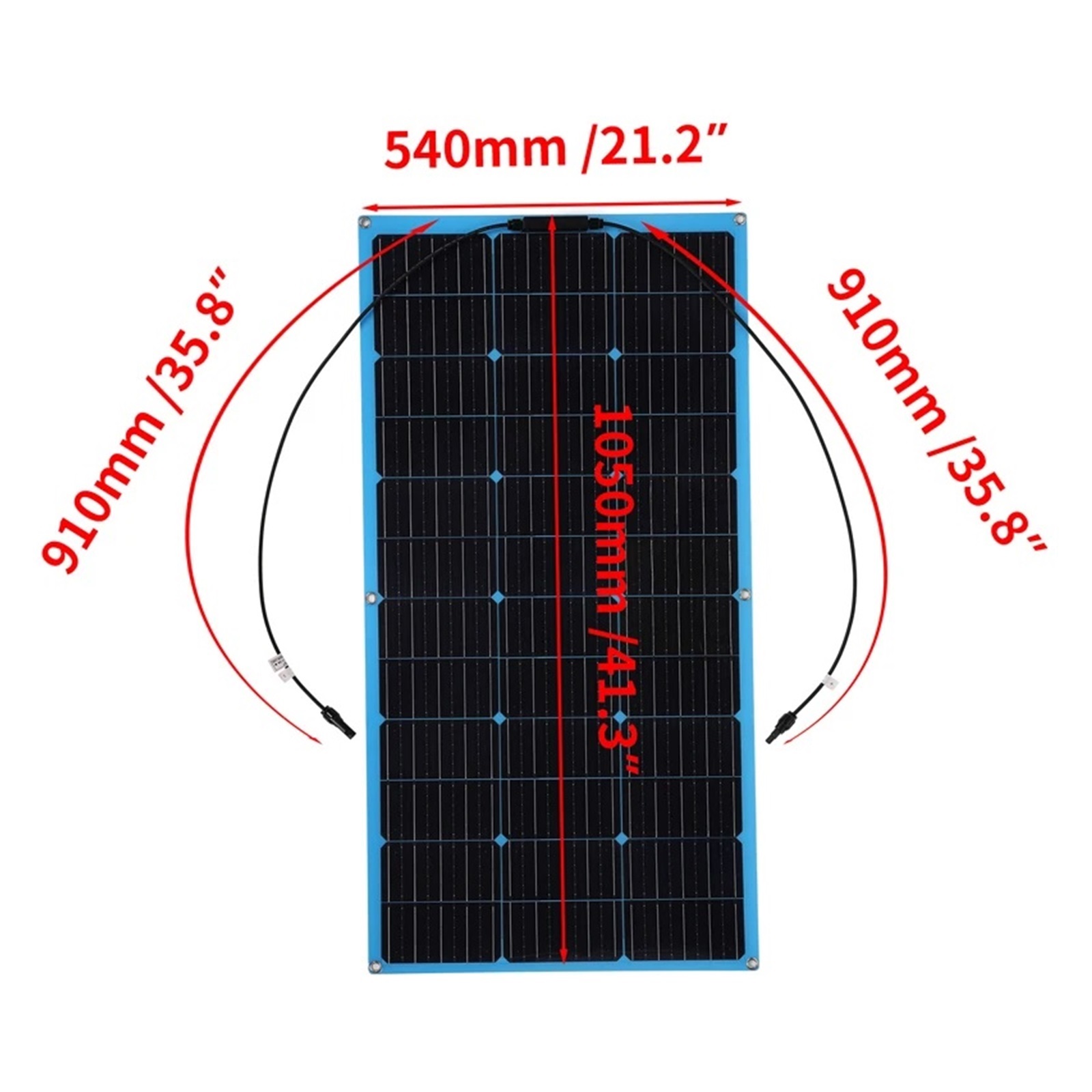 Solar panel 600W 300W Flexible Solar Panel Portable 18V Single Crystal Mobile power supply