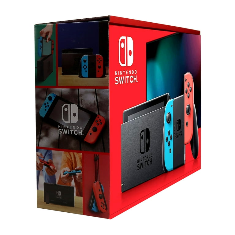 Nintendo Switch with Neon Blue & Red Joy-Con Controllers (JP Nintendo Switch with Neon Blue & Red Joy-Con Controllers (JP