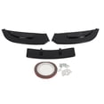 thumbnail image 2 of 3 Sections Front Bumper Lip Spoiler Splitter Sturdy Stylish ABS Material High Performance Downforce Enhancer for Series E92 E93 Standard 2006 2013 and C Class W204 Facelift 2011, 2 of 7