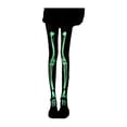 thumbnail image 2 of Opolski Glow Dark Stockings Festive Halloween Stockings Halloween Skeleton Women Pantyhose Ghost Leg Print Contrast Color Glow at Night Thin Mesh Terrifying Green, 2 of 8