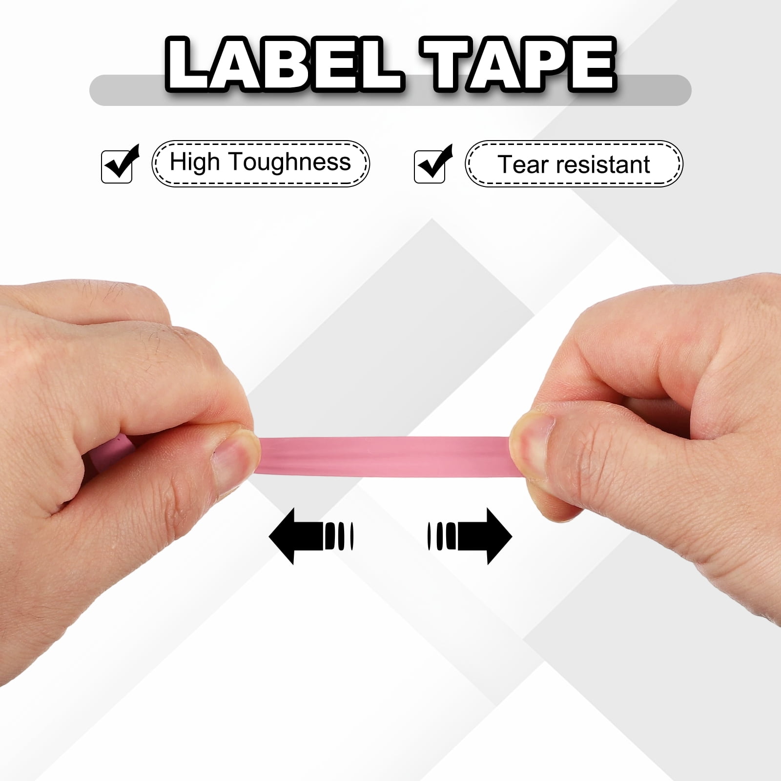 12 Rolls Tape, 0.4"x216ft Instruments Identification Tape Colored PET Adhesive for Steam Capacitors Circuit Boards Motors Electronic, Pink