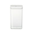 thumbnail image 2 of Airtight Food Storage Containers Plastic Kitchen Pantry Organization Jars with Lids for Flour Sugar Rice Cereal Snacks Spices Grains Dry Goods, UKHBMC | C, White, 2 of 3