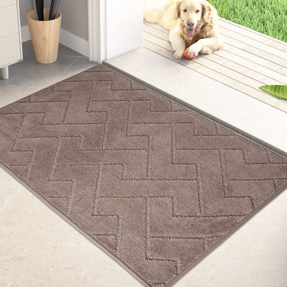 Felpudo Purrugs Dirt Trapper, 60 x 90 cm, antideslizante, lavable a máquina