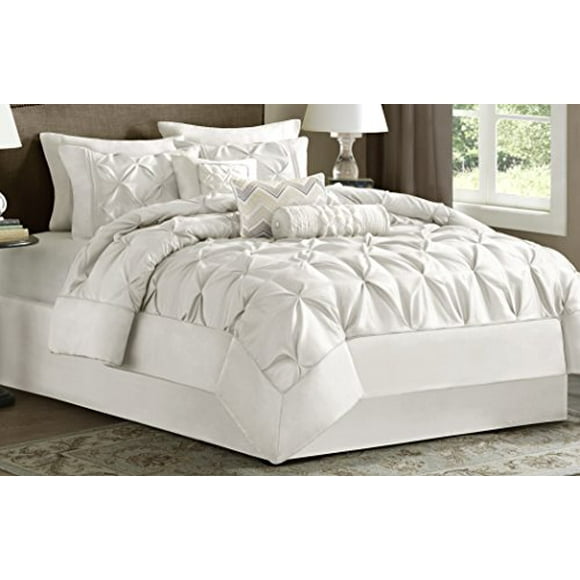 Madison Park Laurel Comforter Set, Full, White