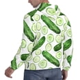 thumbnail image 3 of Hoodies for Men - funny Cucumber Print Long Sleeve Comfrt Men'S Fashion Hoodies & Sweatshirts, Sweatshirts for Men Hoodies Pullover Clothing Clothes with Pouch, 3 of 7