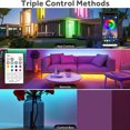 thumbnail image 4 of Tira de LED, tiras de LED RGB, tiras de luz, control de aplicaciones, luz de 20 m con 600 luces + 23 botones de música Bluetooth + fuente de alimentación 5A a prueba de agua ACTIVE Biensenido a ACTIVE, 4 of 4
