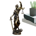thumbnail image 3 of Lady Justice Statue, Lawyer Lady Justice Resin Decor, Justice Fairness Goddess Statue Greek Mythology Ornaments for Lawyer Studio Desk, 3 of 9
