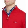 thumbnail image 2 of Vineyard Vines Men's Cotton Quarter Zip Sweater in Red Tomato Check $135.00[M], 2 of 3