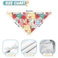 thumbnail image 6 of Dog Bandana 2 Pack,Pioneer Flower Floral Print Pattern Bandanas for Dogs,Cat Bandana,Small/ Large Dog Bandana 2 Size,Dog Bandanas, 6 of 6