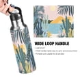 thumbnail image 4 of Yayeee 20oz Insulated Water Bottle Double Wall Stainless Steel with Flip Straw Lid, Boho Style Sun, 4 of 7