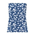 thumbnail image 5 of Womens Tank Tops Plus Size Strapless Sleeveless Printing Bandeau Tank Summer Casual Summer Wear Blue XL, 5 of 5