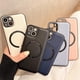 thumbnail image 2 of High Grade Lychee Pattern Magnetic Phone Case For iphone 14 13 12 11 Pro Max X XR 7 8 14 Plus Leather sleeve Business Back CoverFor iPhone X Gao Jinjia LED, 2 of 2