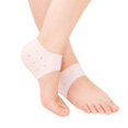 thumbnail image 2 of cuidado de los pies, 2 uds., Gel hidratante, calcetines finos para el talón con agujeros, protectores para el cuidado de la piel del pie agrietado, cubierta de encaje para el talón, 2 of 2