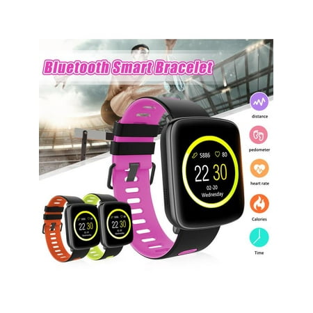 Waterproof Fitness Tracker Activity Tracker Smart Wristband Running Watch OLED Display bluetooth Wrist Band Heart Rate Monitor for IOS Android Smartphone