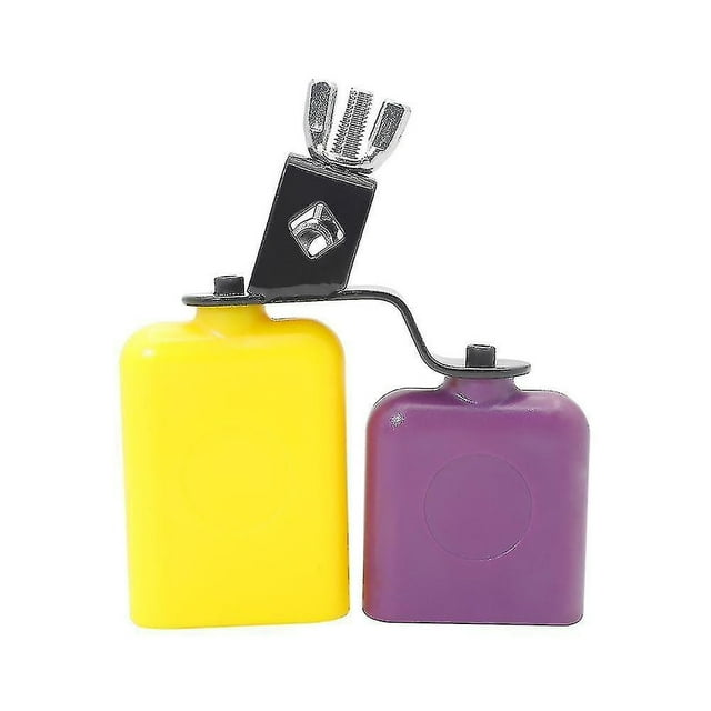Kit de batería Cowbell HUOGUO Double Sambago Bell Percussion