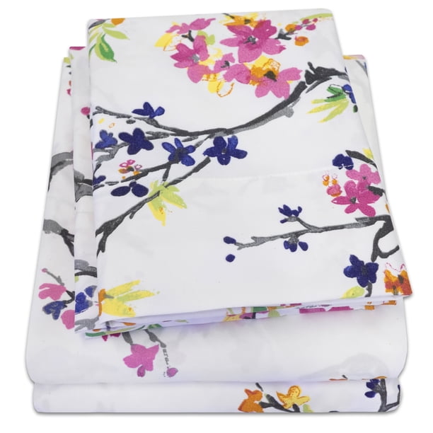 Juego de sábanas Sweet Home Collection 1500 Supreme Botanical