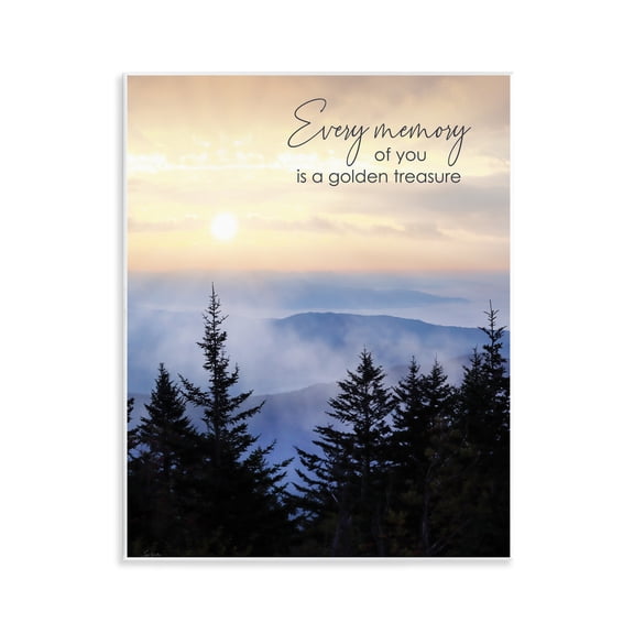 Stupell Industries Every Memory of You Grief Wall Plaque Art, design by Lori Deiter