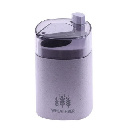 

Garhelper Purple Without Toothpick Wheat Tooth Sign Barrel Advertising Custom Press Type Automatic Toothpick Box Household Creative Toothpick Bottle Toothpick Jar