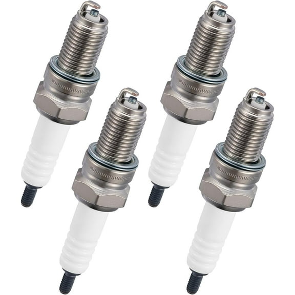 BDFHYK 2120 Spark Plugs Compatible with Honda Compatible with Yamaha for BMW for KTM Universal Motorcycle Spark Plugs Replacement for D8EA Set of 4