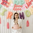 thumbnail image 2 of 2Pcs Wedding Party Banner Valentine's Day Hanging Banner Backdrop Love Heart Banner, 2 of 8
