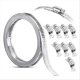 thumbnail image 1 of 3.5M Hose Clamp Strap Adjustable Worm Gear Pipe Ducting Hose Clamp, 1 of 5