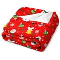 thumbnail image 3 of Christmas Throw Holiday Blanket-for Couch Or Sofa Christmas Soft Cozy Winter Throw Lightweight Blanket30 x40, 3 of 5