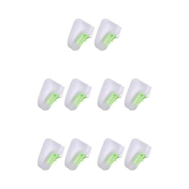 Youkk Lightweight And Fashionable Waterproof Shoe Cover For Unisex – Stay Dry And Look Transparent.Green 5Set