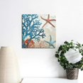 thumbnail image 4 of Fenyluxe Starfish Coral Sea Fan Canvas Print Wall Art Home Decor Ready To Hang Room Decor 12x12in, 4 of 6