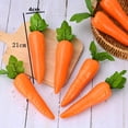 thumbnail image 2 of Dadiaei 5 Pcs Artificial Fake Vegetables Carrots Decor Faux Lifelike Simulation Plastic Carrot for Home House Kitchen Party Decoration Artificial Vegetable Fake Carrots, 2 of 5