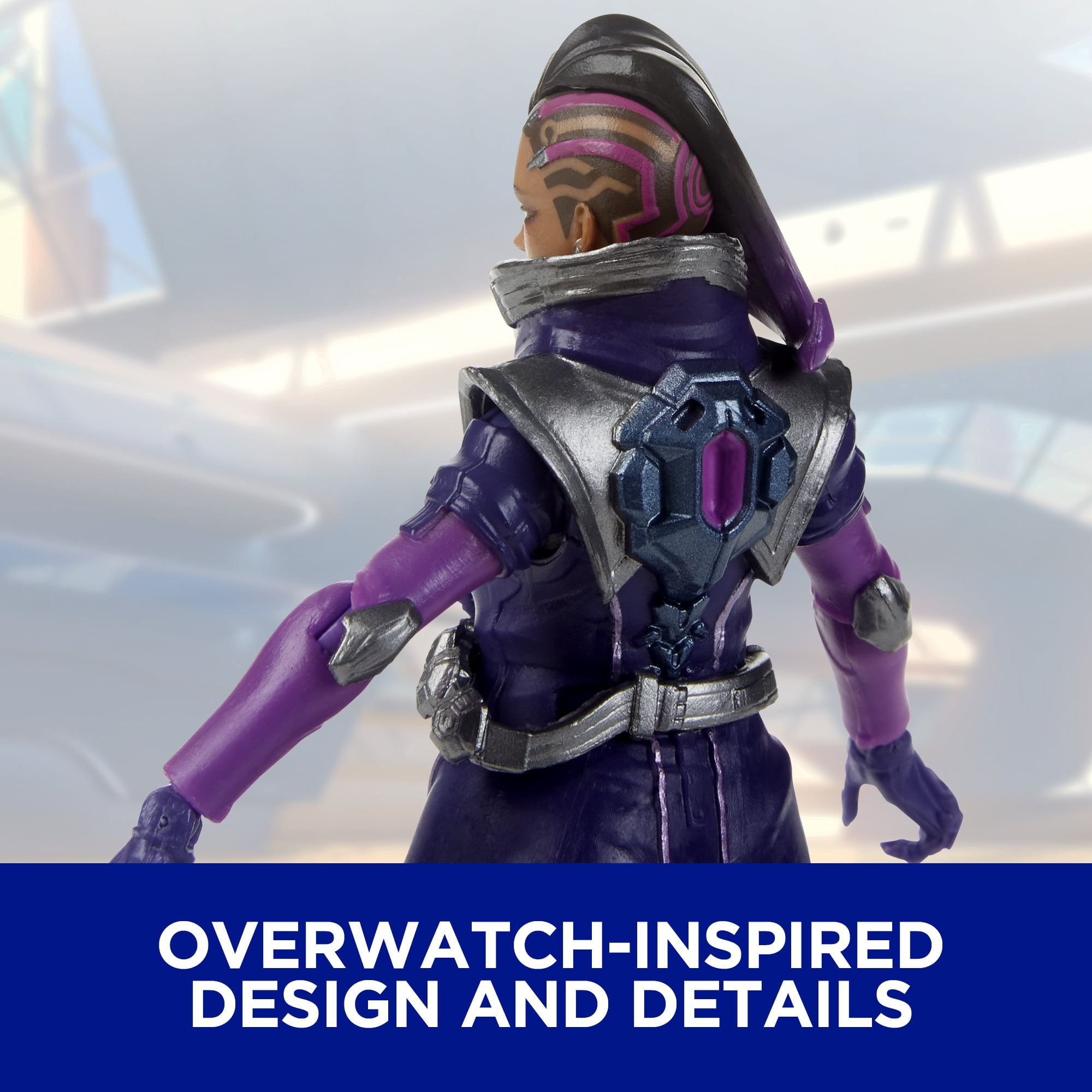 Overwatch Ultimates Series Sombra 6-Inch-Scale Collectible Figure, Ages 4 and Up