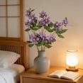 thumbnail image 5 of EGYMEN Artificial Clematis Flower, Faux Clematis Floral Arrangement, Decorative Clematis Plant, Lifelike Clematis Bloom, Silk Clematis Blossom, 5 of 6