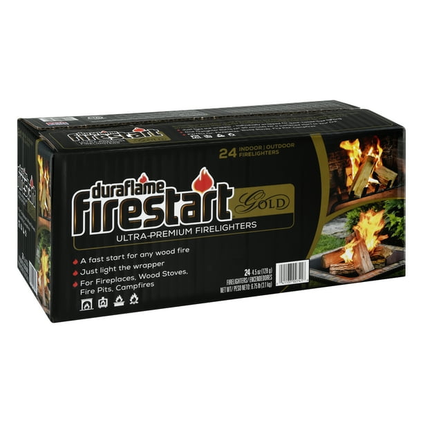 Duraflame Firestart Gold Ultra Premium Fire Starters 24Pk Walmart