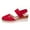 Red, variant on Mostsola Espadrilles for Women Platform Sandals Closed Toe Wedges Heels Casual Slingback Sandals