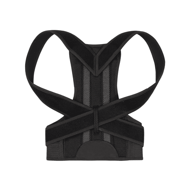 Corrector Postura Bloosom Espalda Para Hombre Y Mujer Ajustable Faja Talla XL Negro