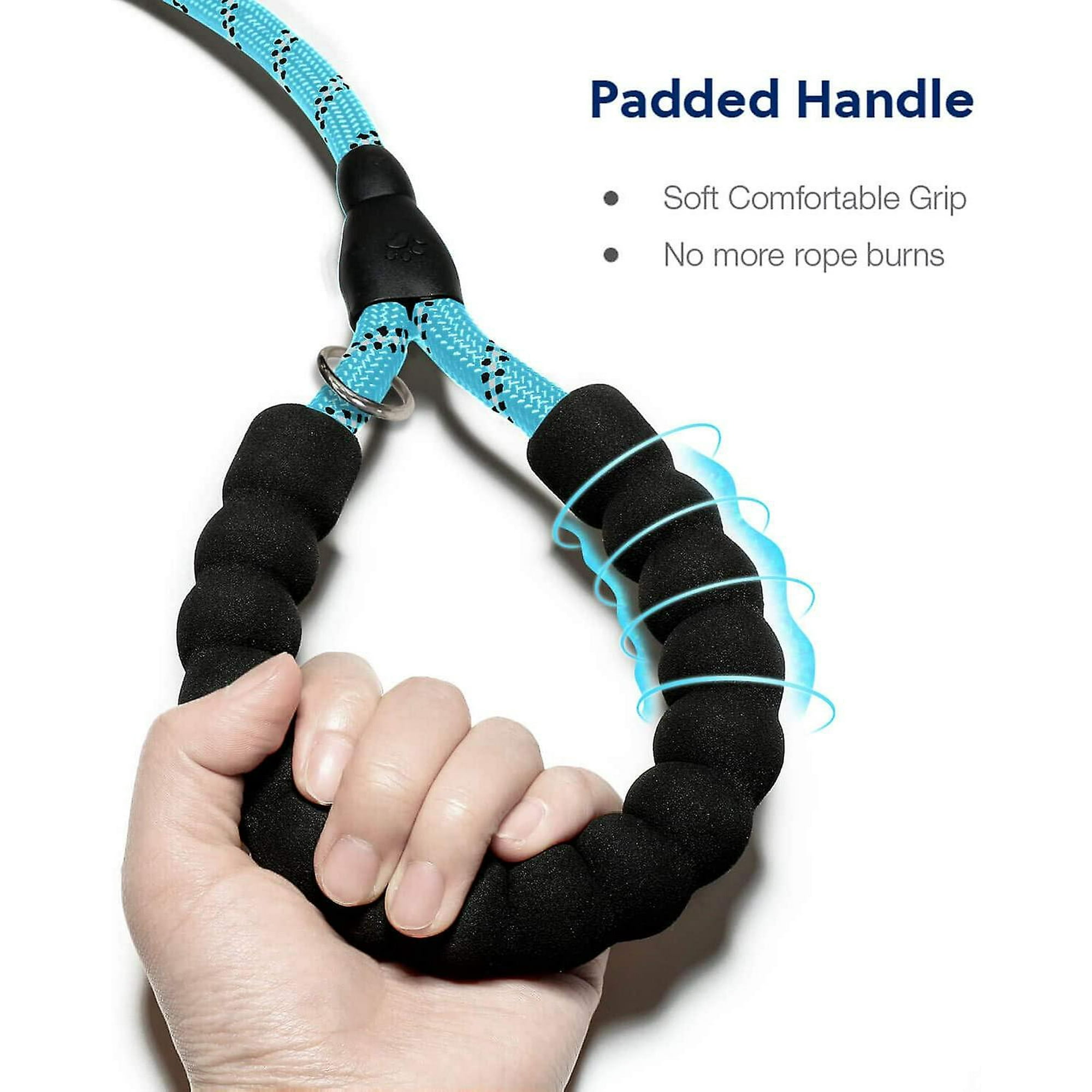 Dog Training Slip Leash Dog Slip Lead Puppy Obedience Recall Training Lead 6 Ft Long Heavy Duty Rope With Reflective Design Comfortable Handle F Walmart