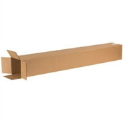 Box Partners Tall Corrugated Boxes 6" x 6" x 48" Kraft 25/Bundle 6648