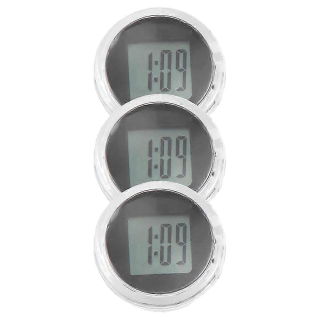 2025 Latest Model Pieces Mini Motorcycle Clocks Waterproof Stick-on Motorbike