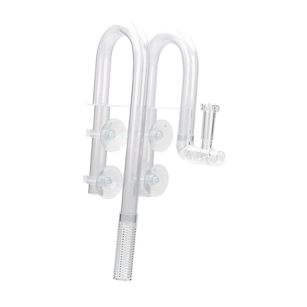 Tubería de para acuario, Skimmer acuático, tubería de , entrada y salida, fácil instalación, elimina el aceite, accesorio, entrada de tuber 16mm claro