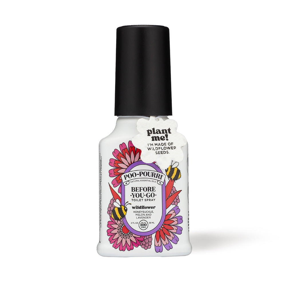 PooPourri Wildflower Toilet Spray, 2 Fl Oz