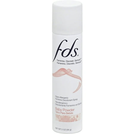 3 Pack - FDS Feminine Deodorant Spray, Baby Powder Scent 2
