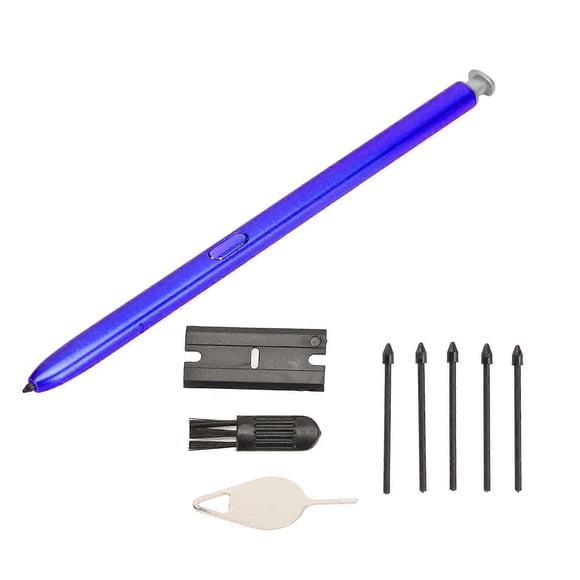 Universal High Sensitivity Touch Screen Stylus Pens with Replacement Tips for Galaxy Note 10 Note 10 Plus Silver