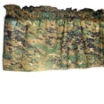 thumbnail image 2 of Cotton Window Valance Camouflage Print 58 Inch Wide Pixelated Jungle Camouflage, 2 of 5