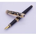 thumbnail image 4 of Duke Sweet Heart Pattern Gold Trim Fountain Pen Jewerly Lanxivi Pen Pouch, 4 of 5