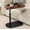 Buttery, variant on Asoricing C-Shaped Sofa Table, Swivel Side Table, Height Adjustable Couch Table for Bed & Living Room, Walnut & Black