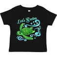thumbnail image 3 of Inktastic Lets Swim- Cute Sea Turtle Boys or Girls Toddler T-Shirt, 3 of 5