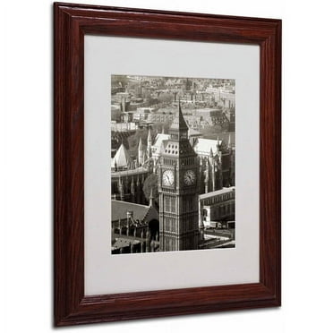 Trademark Fine Art "Big Ben View II" Framed Canvas Art by Chris Bliss